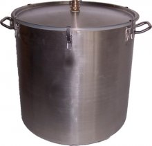 50 Litres Brew-Vessel with Receptacle to connect an 28mm Tube
