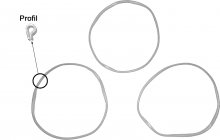Replacement Sealing Gasket for 20 L-Double-Column-Still Ø 24 cm